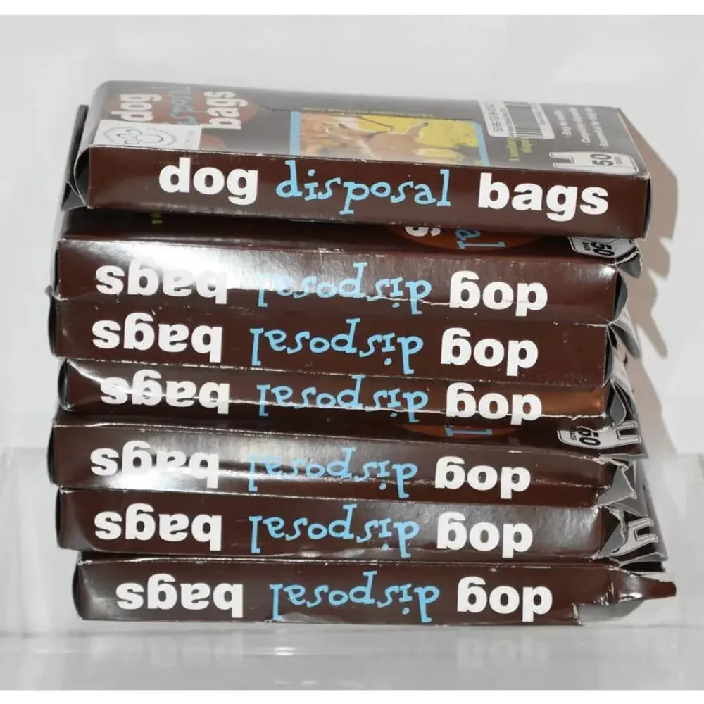 9 Boxes (450 Total) Dog Waste Disposal Bags